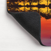 オレンモダンジサンセットギタリスト名水彩 マウスパッド (コーナー)