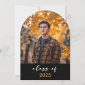 オレンモダンジタイポグラフィアーチグラード発表 招待状 (裏面)