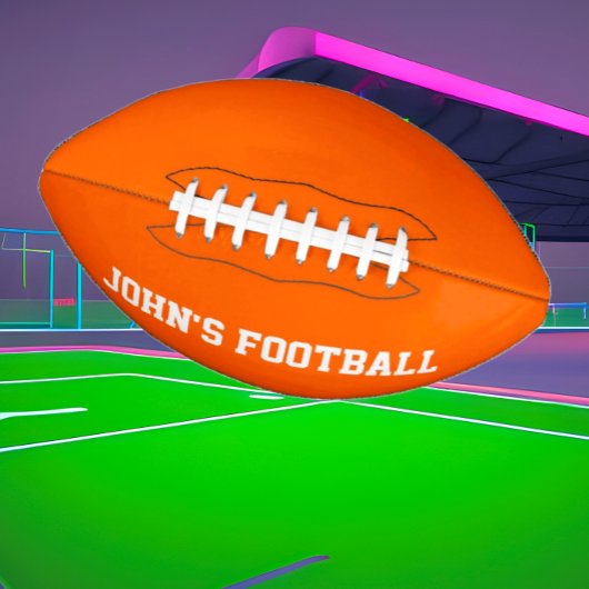 オレンモダンジパーソナライズされた・キッド アメリカンフットボール