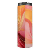 オレンモダンジピンクと金ゴールド- タンブラー (裏面)