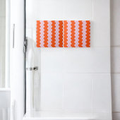 オレンモダンジピンクグルービーストライプミニマル春 タイル