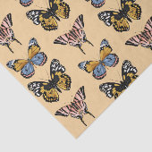 オレンモダンジボホバタフライ花柄 薄葉紙 (詳細)