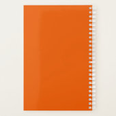 オレンモダンジユニーク・ビジネス・ウィークリー プランナー手帳 (裏面)