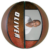 オレンモダンジレザー名フォトバスケットボール バスケットボール (縦)