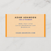 オレンモダンジ創業者CEO社長 名刺 (裏面)