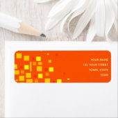 オレンモダンジ差出人住所 ラベル (インサイチュ)