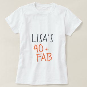 オレンモダンスタイリッシュジ40素晴らしい誕生日Tシャツ Tシャツ