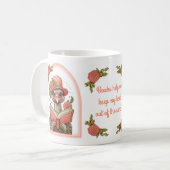 オレンユーモアのあるジダリッチイラストレーションバードマグ コーヒーマグカップ (正面左)