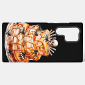 オレン不気味ジのハロウィーン層ケーキ SAMSUNG GALAXYケース (裏面横)