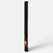 オレン不気味ジパープル層ハロウィンケーキ SAMSUNG GALAXYケース (左側面)