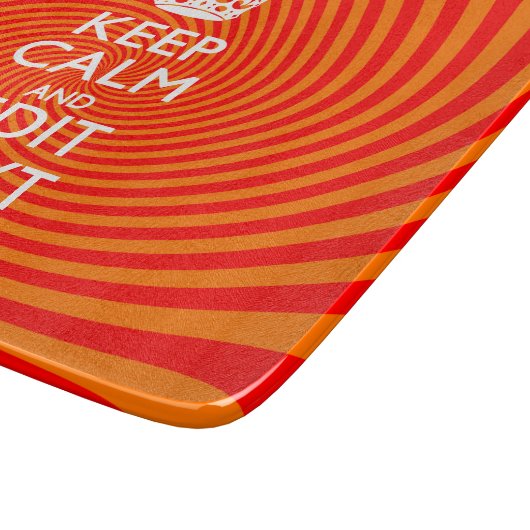 オレン保ジ旋回上の穏やかな鮮やかことわざ カッティングボード (角)