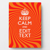 オレン保ジ旋回上の穏やかな鮮やかことわざ フォトプラーク (正面)