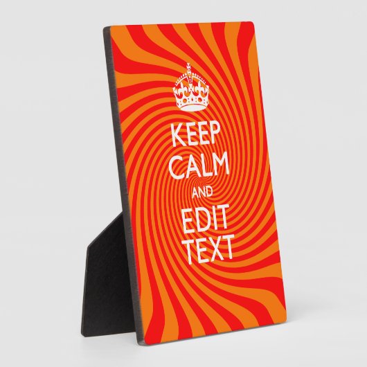 オレン保ジ旋回上の穏やかな鮮やかことわざ フォトプラーク (側面)