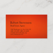 オレン実在ジエステート代理店名刺 名刺 (裏面)