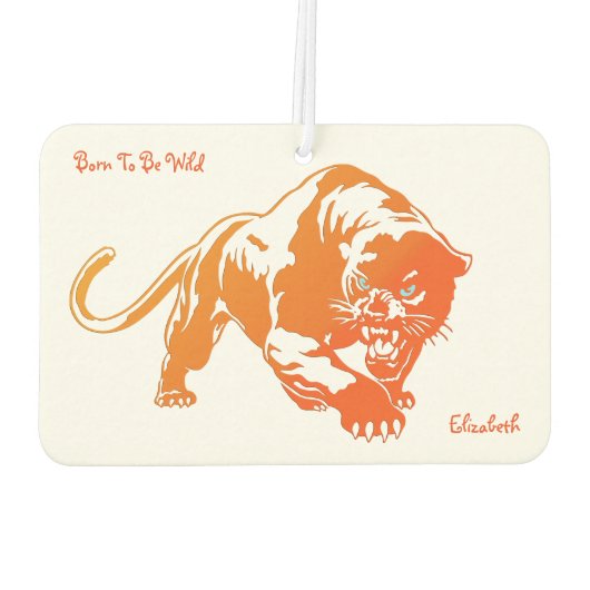 オレン怒ジ透明タイガー空気清浄機 カーエアーフレッシュナー (裏面)