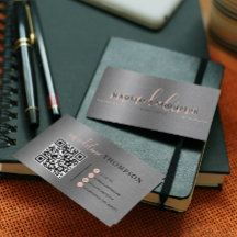 オレン淡い色のジ金属ブラシ鋼スクリプトQRコード