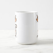 オレン熱狂するジキャットクラシックマググ コーヒーマグカップ (中央)