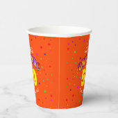 オレン素晴らしジ50番誕生日 紙コップ (右)