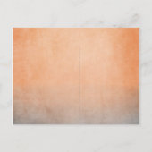 オレン素朴ジとグレーボヘミアン日付を保存 案内ポストカード (裏面)