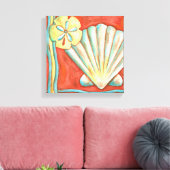 オレン素朴ジの貝 キャンバスプリント (インサイチュ (リビング))