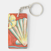 オレン素朴ジの貝 キーホルダー (裏面)