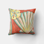 オレン素朴ジの貝 クッション (裏面)