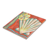 オレン素朴ジの貝 タイル (側面)