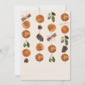 オレン素朴ジスライス白い結婚花 セーブザデート (裏面)