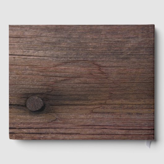 オレン素朴ジデイジーとバーンウッドカントリーウェディング ゲストブック (裏面)