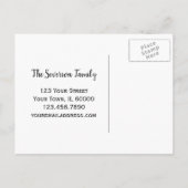 オレン素朴ジデイジーとバーンウッドニューアドレス 案内ポストカード (裏面)