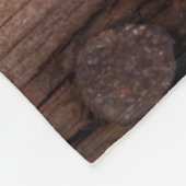 オレン素朴ジデイジーカントリーウェディング フリースブランケット (角)