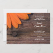 オレン素朴ジデイジーカントリージュニア/シニアプロム 招待状 (正面)