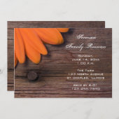 オレン素朴ジデイジーバーンパーティーファミリー懇親会 招待状 (正面/裏面)