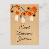 オレン素朴ジフローラメイスンジャー安全対策 エンクロージャーカード (正面)