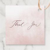 オレン素朴ジフローラ秋の結婚式 フェイバータグ (裏面)