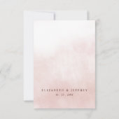 オレン素朴ジフローラ秋の結婚式QRコード 出欠カード (裏面)