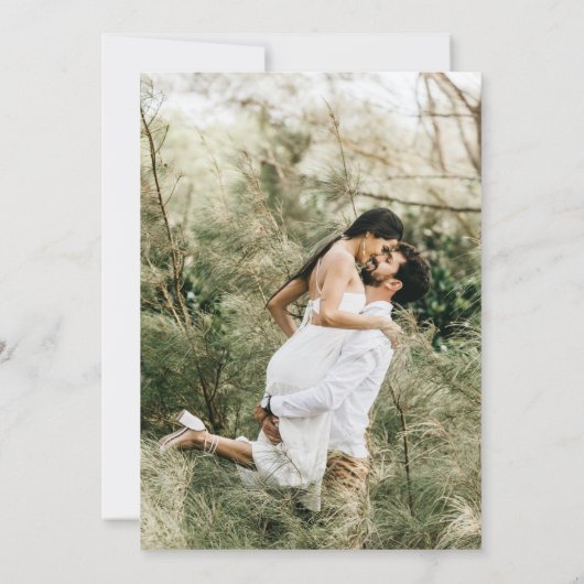 オレン素朴ジフローラ秋写真 セーブザデート (裏面)