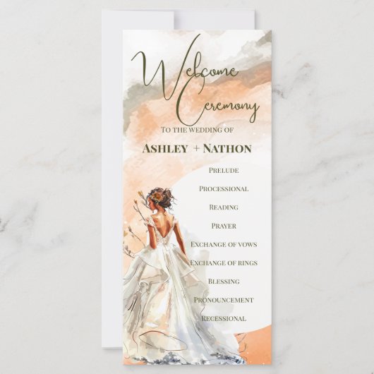 オレン素朴ジボホの夕日の夏結婚の式典 (正面)