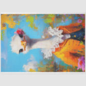 オレン素朴ジマザーズ・デイ・オストリッチ・デコパージュ 薄葉紙 (正面)