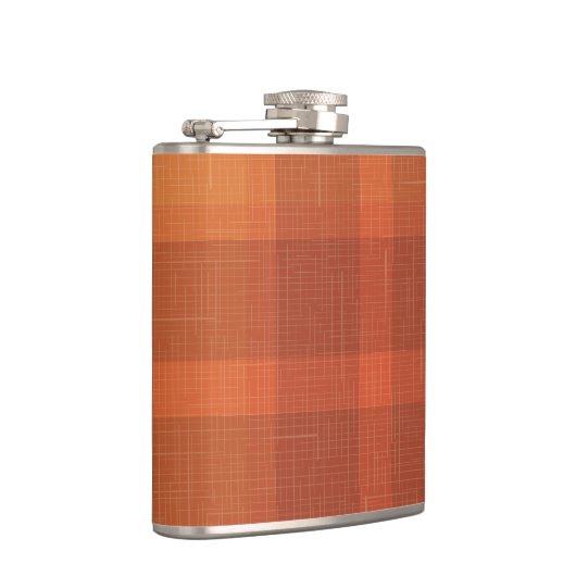 オレン素朴ジ秋秋プレイドタータンチェック フラスク (右)