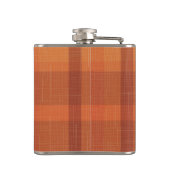オレン素朴ジ秋秋プレイドタータンチェック フラスク (裏面)
