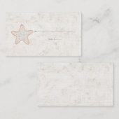 オレン素朴ジ結婚ヒトデ座席表 プレイスカード (正面/裏面)