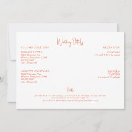 オレン結婚ジ詳細 招待状