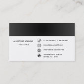 オレン芸術的ジ抽象芸術ウォーターカラーアート 名刺 (裏面)