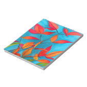 オレン葉ジオリジナル水彩画 ノートパッド (回転)