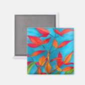 オレン葉ジオリジナル水彩画 マグネット (正面/裏面)