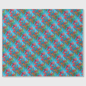 オレン葉ジオリジナル水彩画 ラッピングペーパー (フラット)