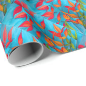 オレン葉ジオリジナル水彩画 ラッピングペーパー (ロールコーナー)