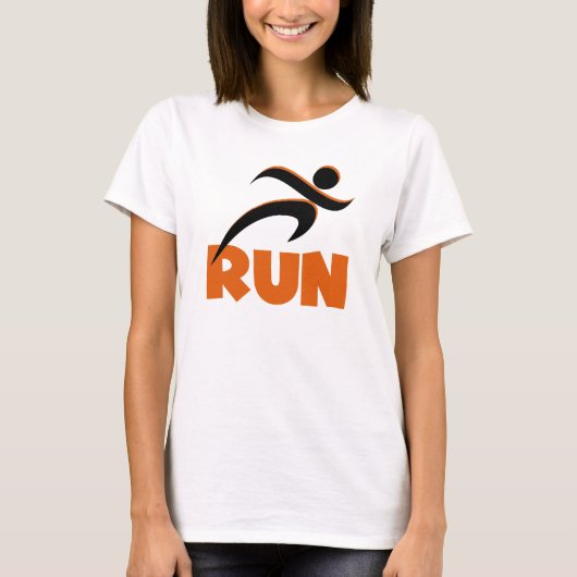 オレン走ジフィットネス走ズ Tシャツ (正面)