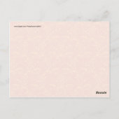 オレン鮮やかエレガントジダマスレースパタガーリーーン ポストカード (裏面)